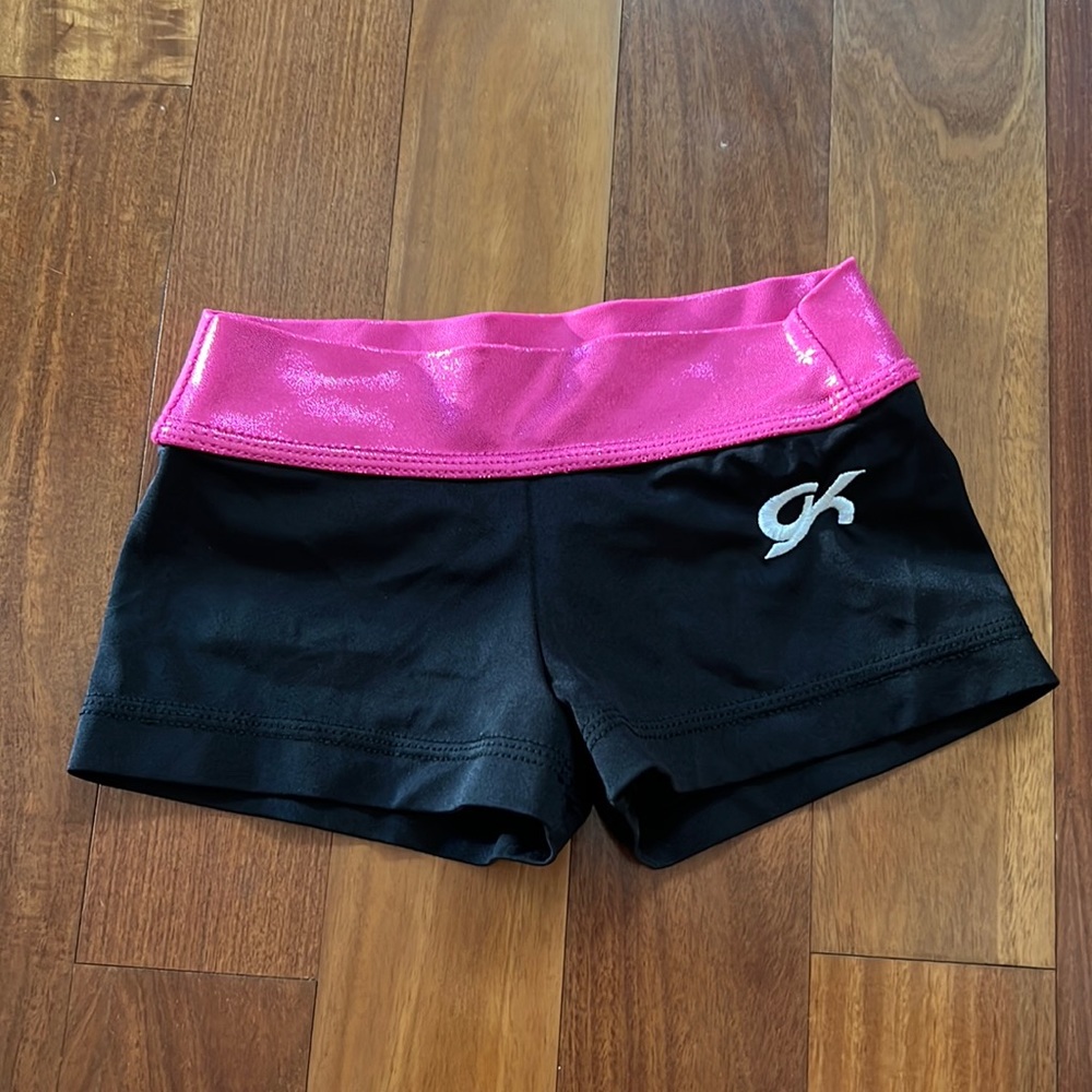 GK Elite gymnastics workout shorts, Child XS